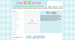 Desktop Screenshot of littleoneboutique.com
