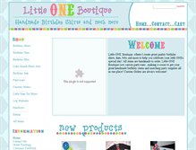 Tablet Screenshot of littleoneboutique.com